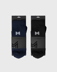 2-Pack Flag Riding Socks (Black/Navy)