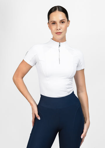 Frame Short Sleeve Base Layer (White)