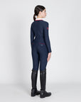 YR Pro Riding Leggings (Navy/Red)