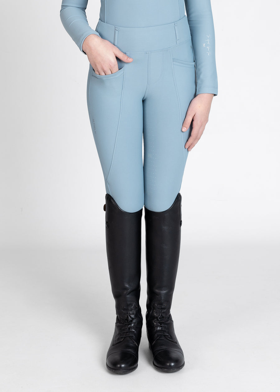 YR Pro Riding Leggings (Aqua)