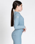 YR Long Sleeve Base Layer (Aqua)