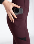 Tech Riding Leggings (Burgundy)