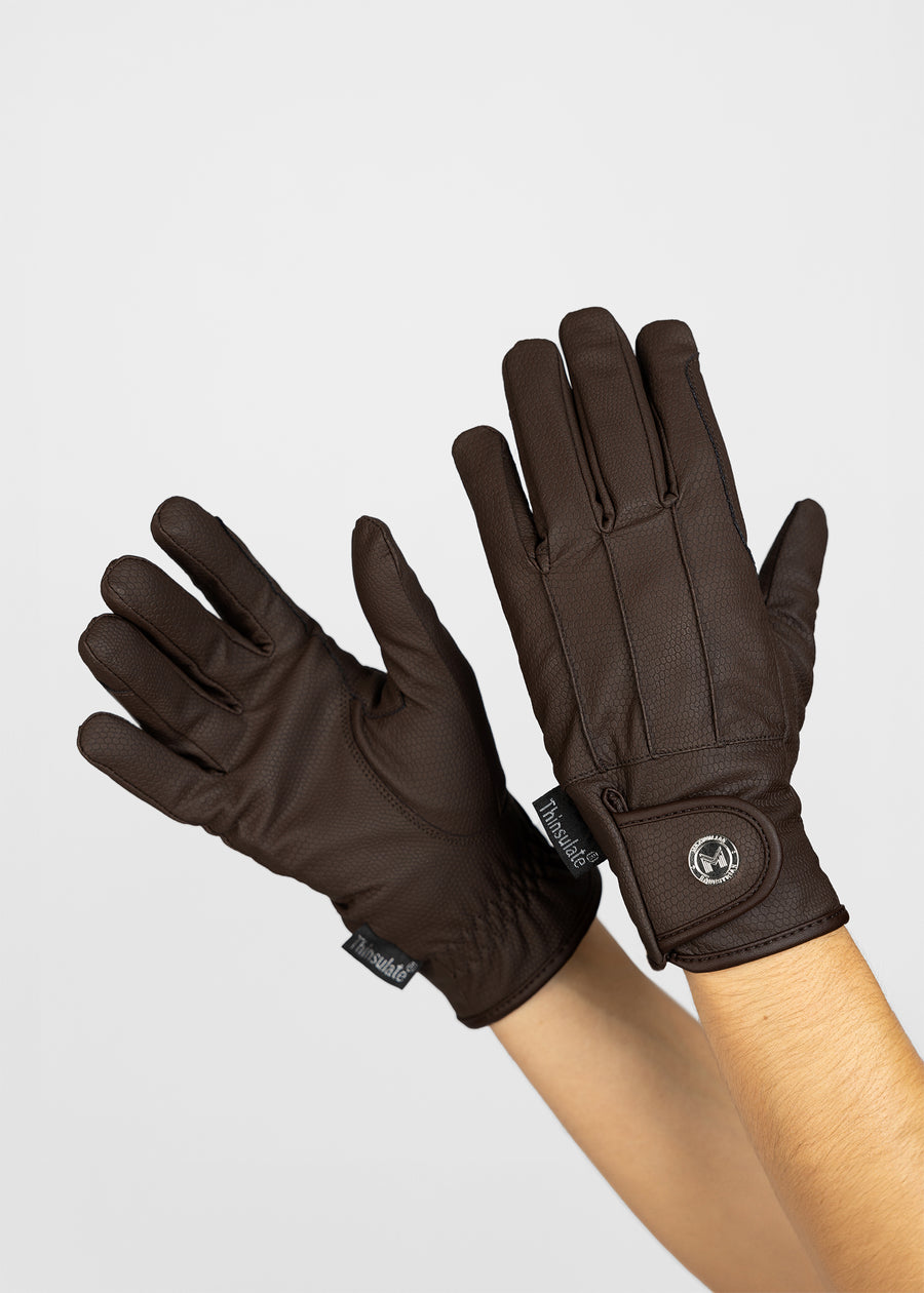 Koa Winter Riding Gloves (Chocolate)