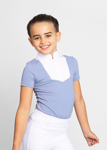 YR Sienna Short Sleeve Show Shirt (Iris Blue)