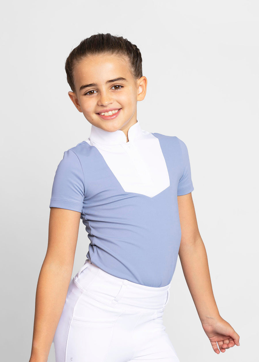 YR Sienna Short Sleeve Show Shirt (Iris Blue)