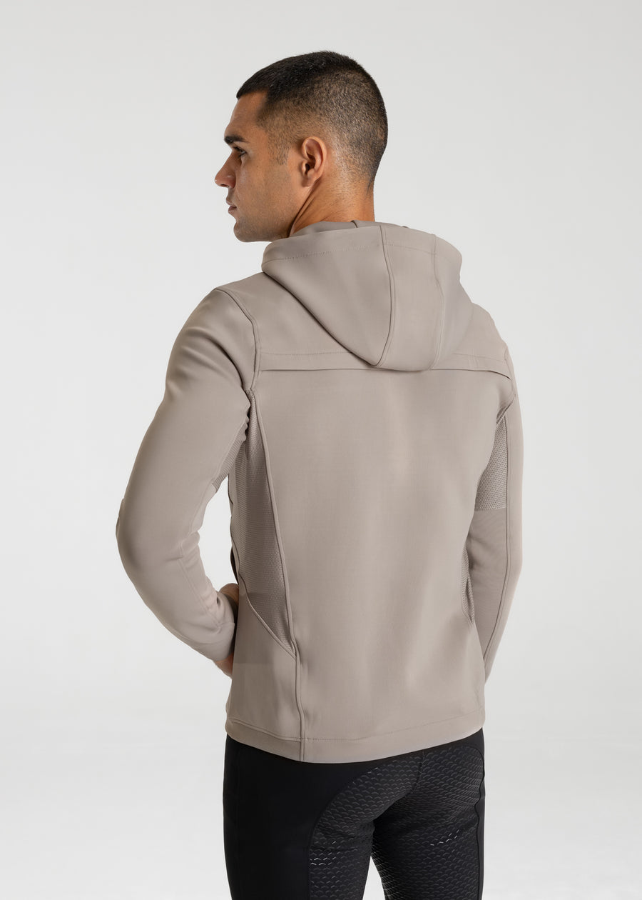 Club Zip Hoodie (Taupe)