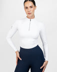 Frame Long Sleeve Base Layer (White)