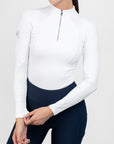 Frame Long Sleeve Base Layer (White)