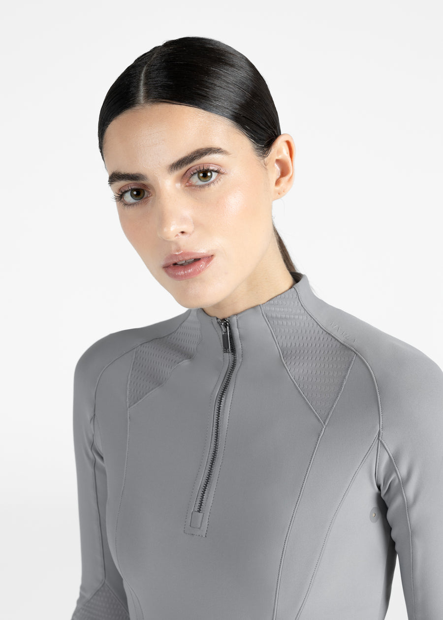 Frame Long Sleeve Base Layer (Titanium)