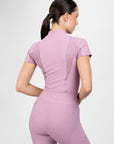 Frame Short Sleeve Base Layer (Mauve)