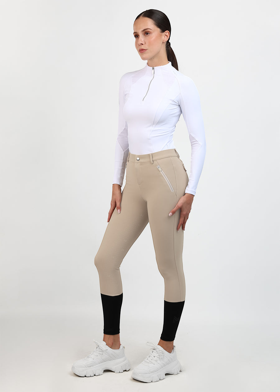 Winter Geo Breeches (Beige)