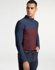 Kent Base Layer (Navy/Burgundy)