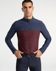 Kent Base Layer (Navy/Burgundy)