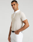 Active Short Sleeve Competition Shirt (Beige)