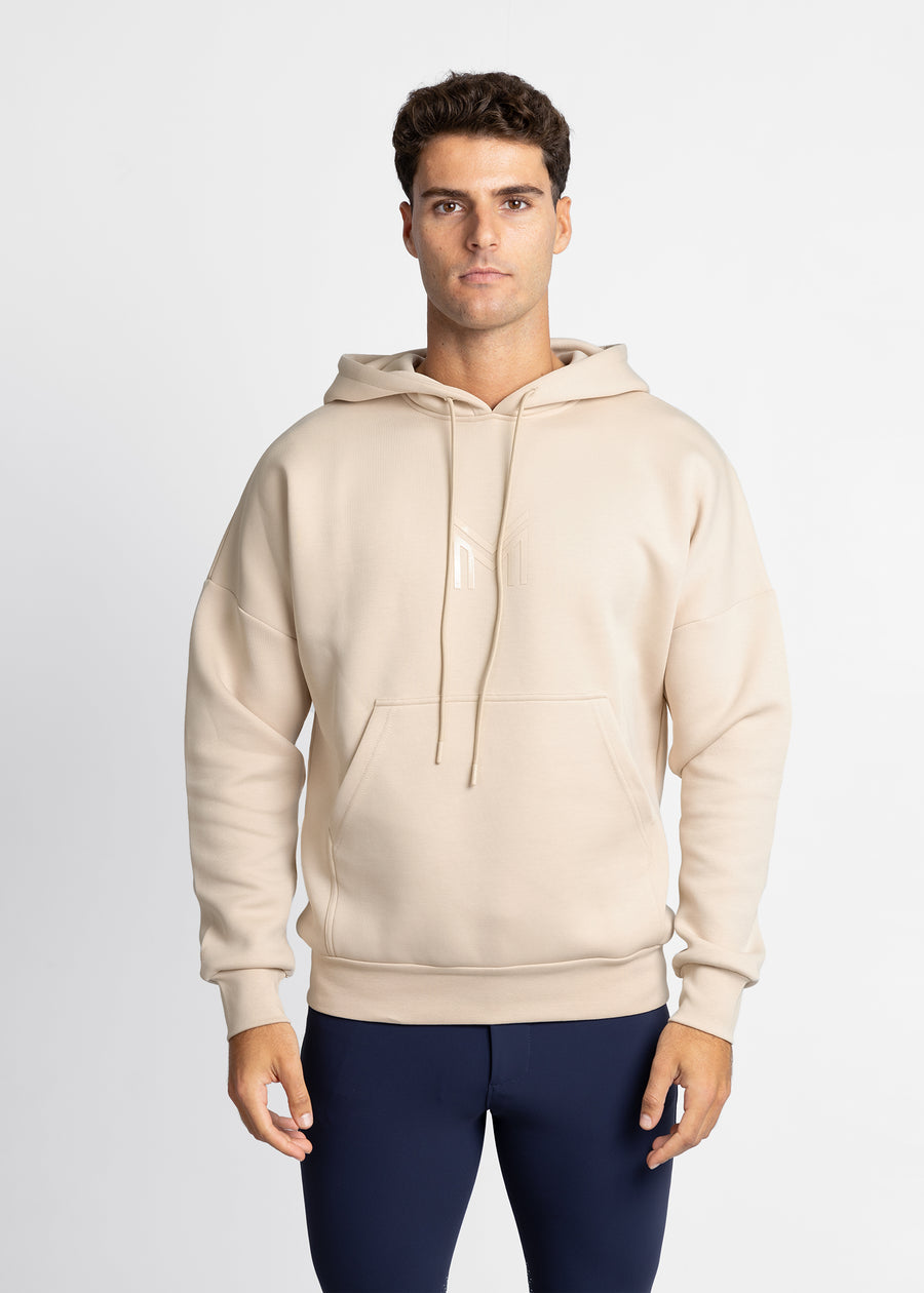 Icon Oversized Hoodie (Beige)