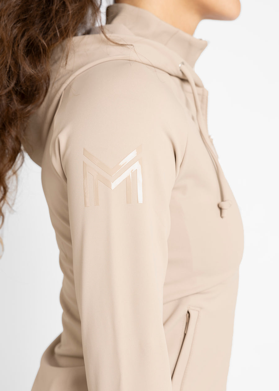 Reflection Zip Hoodie (Beige)