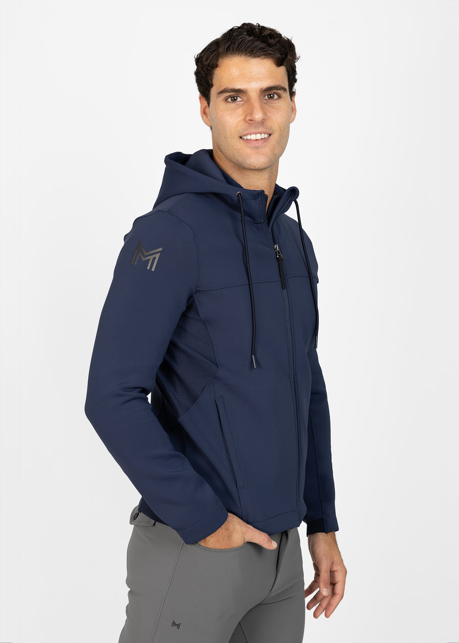 Club Zip Hoodie (Navy)