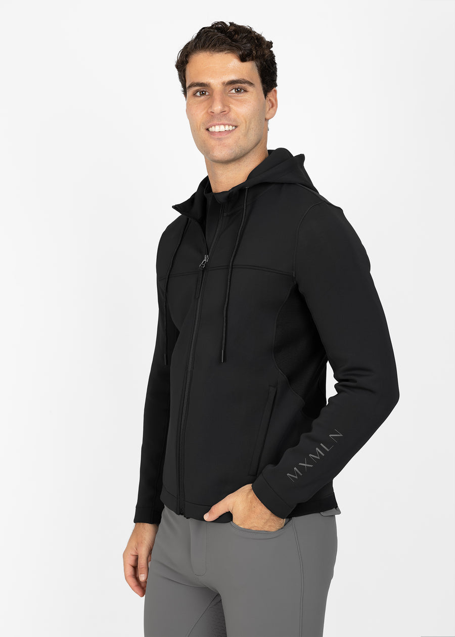 Club Zip Hoodie (Black)