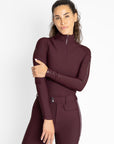 Reflection Long Sleeve Base Layer (Burgundy)