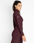 Reflection Long Sleeve Base Layer (Burgundy)