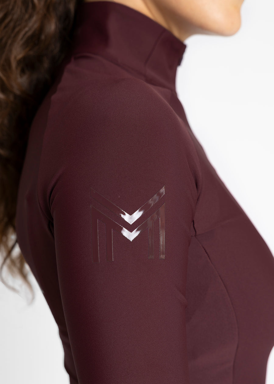 Reflection Long Sleeve Base Layer (Burgundy)