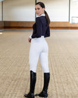 Outline Riding Leggings (White)