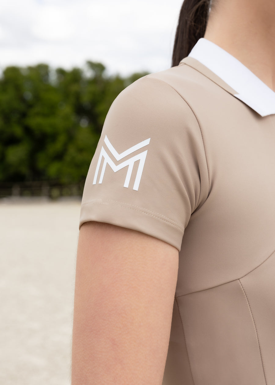 Concept Short Sleeve Polo Shirt (Beige)