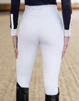 Outline Riding Leggings (White)