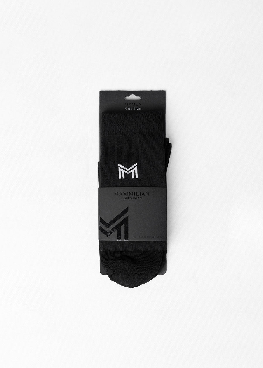 Flag Riding Socks (Black)