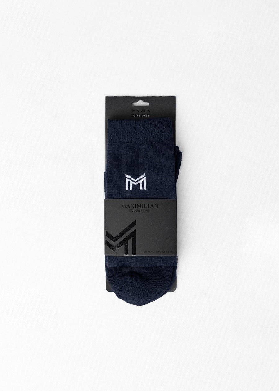 Flag Riding Socks (Navy)