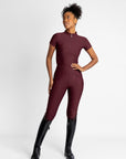 Short Sleeve Base Layer (Burgundy)