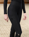 Outline Riding Leggings (Black)