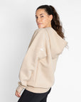 Icon Oversized Hoodie (Beige)