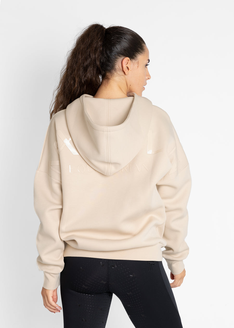 Icon Oversized Hoodie (Beige)