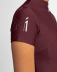 Short Sleeve Base Layer (Burgundy)