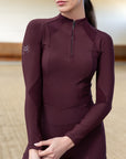 Frame Long Sleeve Base Layer (Burgundy)