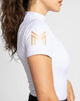 Short Sleeve Base Layer (White/Gold)