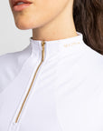 Short Sleeve Base Layer (White/Gold)