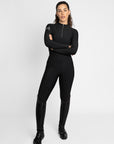 Long Sleeve Base Layer (Black/Silver)