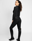 Long Sleeve Base Layer (Black/Silver)