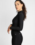 Long Sleeve Base Layer (Black/Silver)