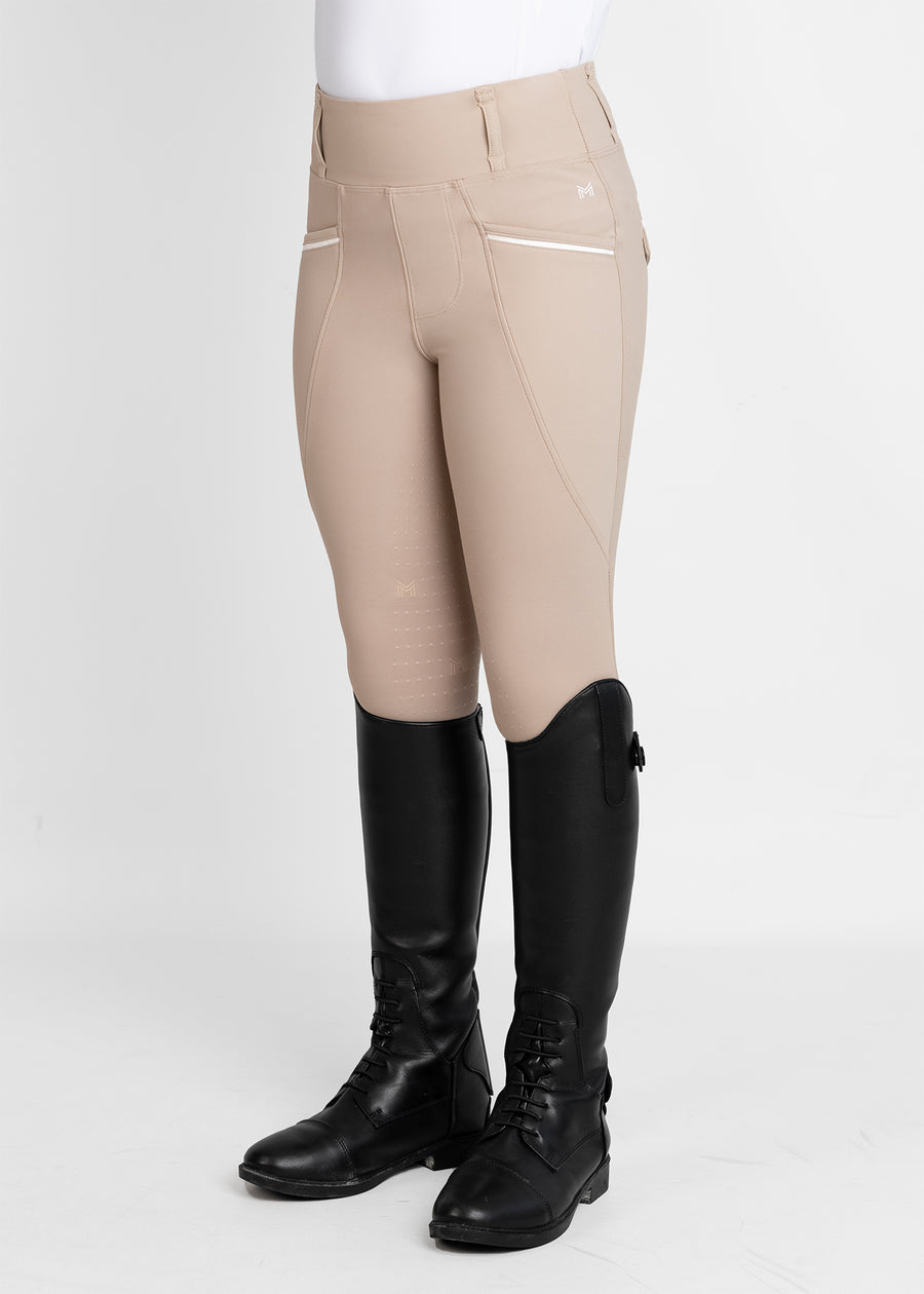 YR Pro Riding Leggings (Beige)