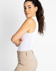 Sleeveless Base Layer (White)