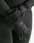 Emblem Riding Gloves (Black)