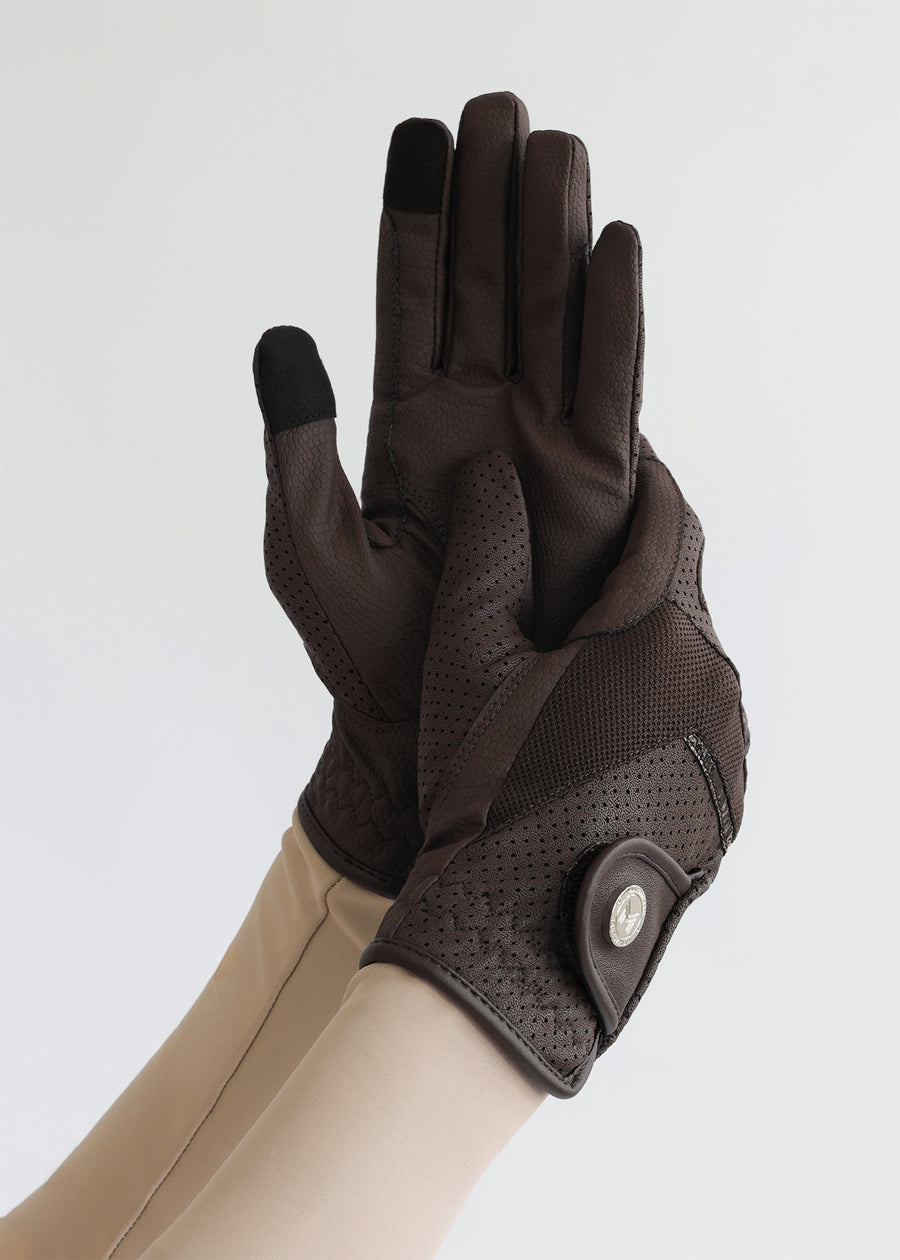 Max Riding Gloves (Chocolate)