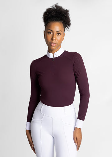 Air Long Sleeve Show Shirt (Mulberry)