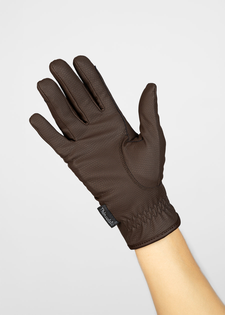 Koa Winter Riding Gloves (Chocolate)