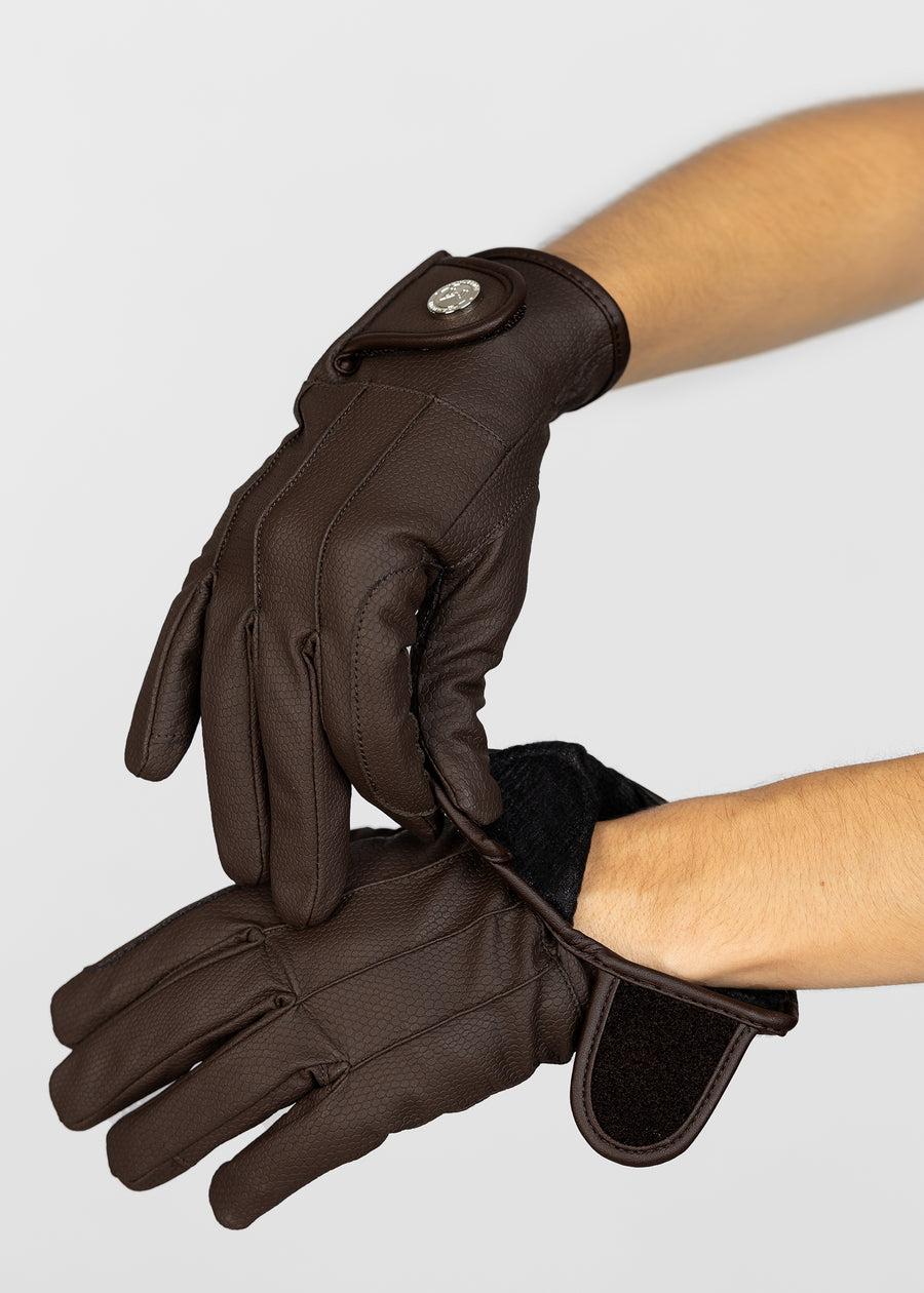 Koa Winter Riding Gloves (Chocolate)