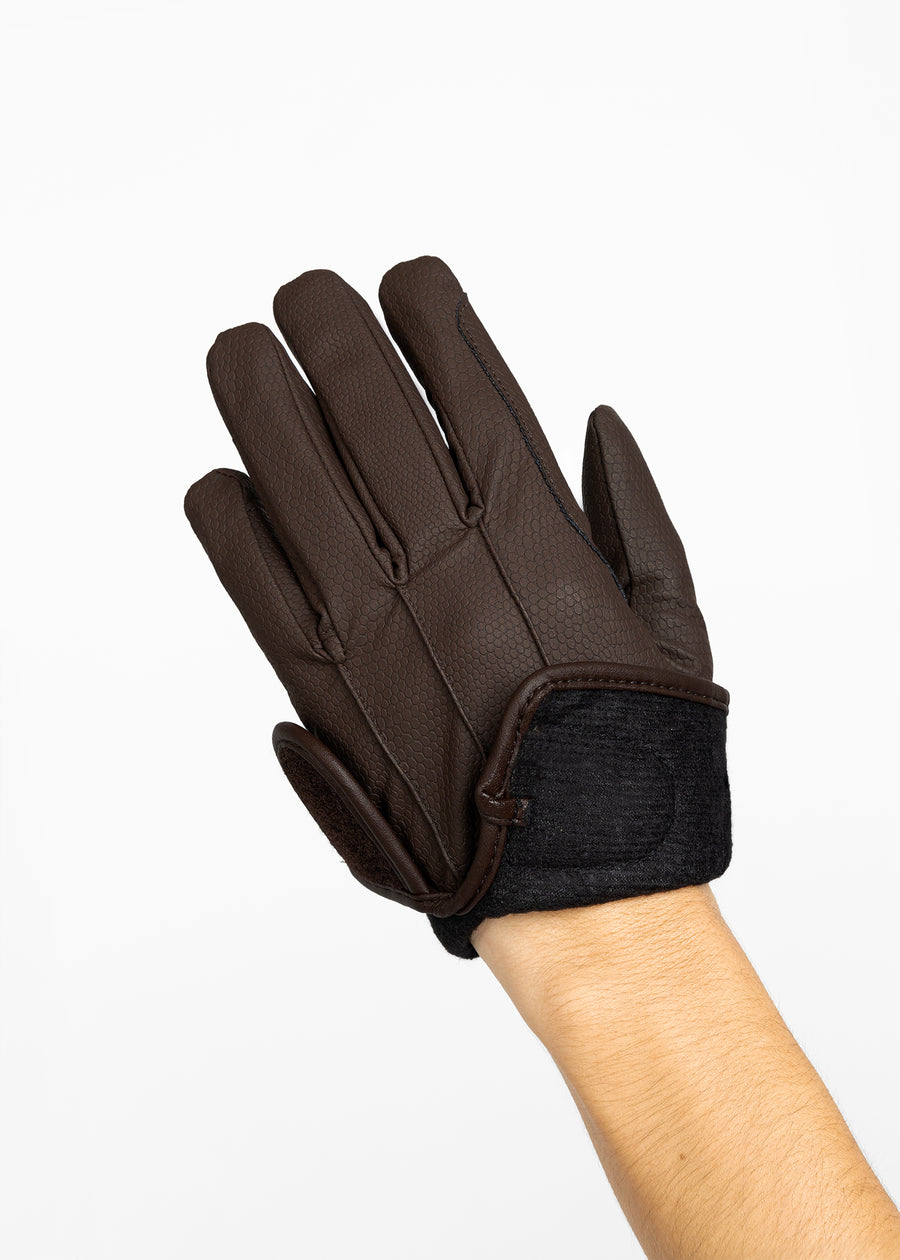 Koa Winter Riding Gloves (Chocolate)