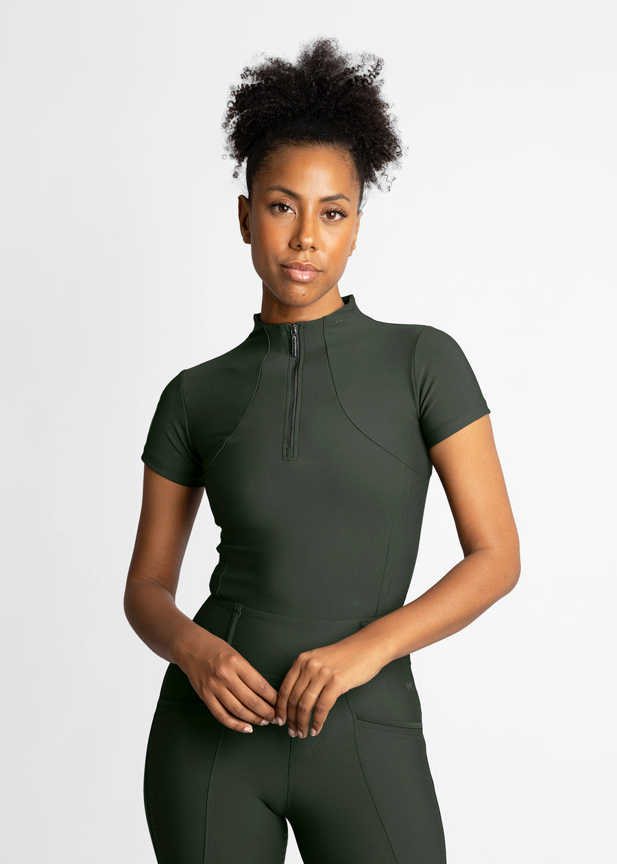 Short Sleeve Base Layer (Hunter Green)